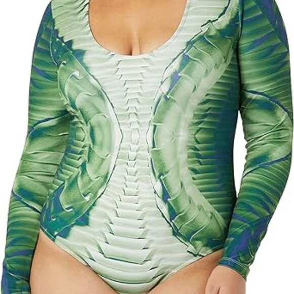 MAKING THE CUT SEASONG 2 EPISODE 6 PRINTED BODYSUIT BY GEORGIA'S WINNING LOOK - Picture 1 of 7